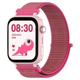 SMARTWATCH DCU KIDS PRO PRETO + TECIDO ROSA