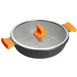 Caçarola ABSOLUT INOX 28CM TAMPA VIDRO 18168
