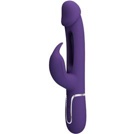 PRETTY LOVE - VIBRADOR COELHO DEJON 3 EM 1 MULTIFUNO AQUA VERDE
