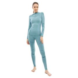 Viking Gaja Turtle Neck Base Layer Set Cinzento M Mulher