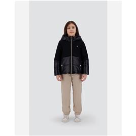 Herno Kids Gi000085g Jacket Preto 6 Years