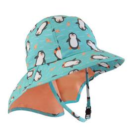 Zoocchini Penguin Upf 50 Hat  6-24 Months