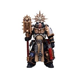 Joy Toy Warhammer 40k Action 1/18 Ultramarines Chaplain Indomitus 12 Cm Figure Castanho