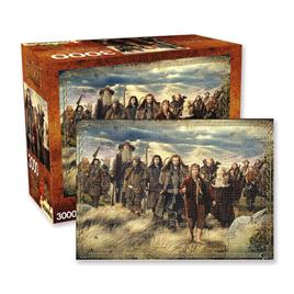 Aquarius The Hobbit: An Unexpected Journey Jigsaw Map 3000 Pieces Puzzle Castanho