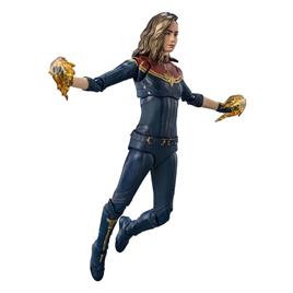 Bandai Tamashii Nations The Marvels Sh Action Captain Marvel 15 Cm Figure Azul