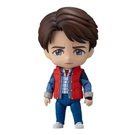 1000toys Back To The Future Nendoroid Pvc Action Marty Mcfly 10 Cm Figure Vermelho