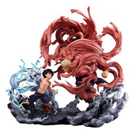 Tomy My Hero Academia Super Situation Pvc Izuku Midoriya Vs Muscular 30 Cm Statue Colorido