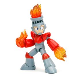 Jada Toys Mega Man Action Fire Man 11 Cm Figure Laranja