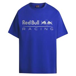 Red Bull Racing Logo Driver Tee Short Sleeve T-shirt Azul XL Homem