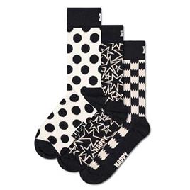 Hs By Happy Socks Black And White Gift Set Long Socks 3 Pairs  EU 41-46 Homem