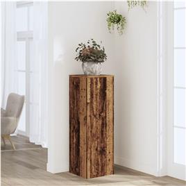 vidaXL Suporte p/ plantas 33x33x100 cm derivados madeira madeira velha
