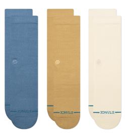 Meias Stance stance uncommon solids icon socks 3 pack