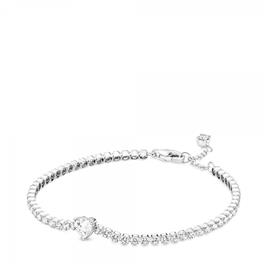 Pandora PULSERA CORAZÓN BRILLANTE 59001C01, Plateado - Ref.