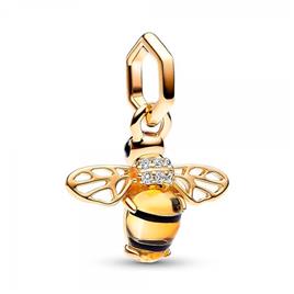 Pandora CHARM COLGANTE ABEJA BRILLANTE 762672C01, Dorado - Ref.