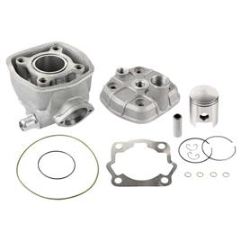 Airsal Derbi Senda Lc Ø40 Mm 50cc Cylinder Kit Prateado