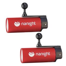 Nanight Kit Dual Sport Video Charge Port 2 Units Torch Vermelho