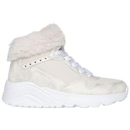 Skechers Uno Lite Comfurt Collar Trainers Beige,Branco EU 27 Rapaz