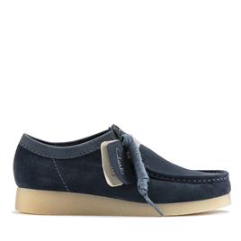 Clarks Shoes Wallabeeevo Shoes Azul EU 41 Homem