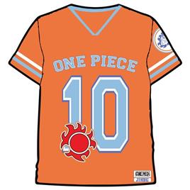 One Piece T-shirt One Piece Jimbe Orange sport T-shirt size L