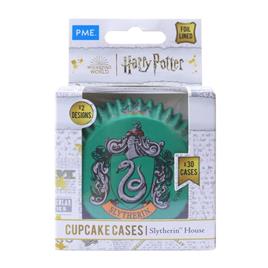 Pack of 30 Cupcake Cases Slytherin 3 x 5,2 cm