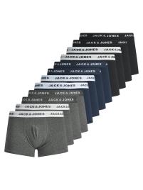 Lote de 12 boxers lisos, Jack & Jones