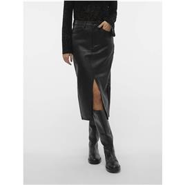 Saia comprida, em imitação pele, Vero Moda