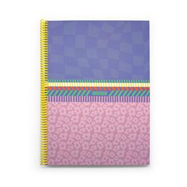 MAKENOTES Caderno Espiral Dreams, A4, 100 Folhas Quadriculadas, Cores Sortidas
