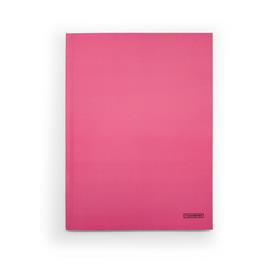 MAKENOTES Caderno Agrafado Colours, A4, 80 Folhas Pautadas, Rosa