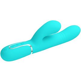 PRETTY LOVE - VIBRADOR MULTIFUNÇÃO G-SPOT AQUA VERDE