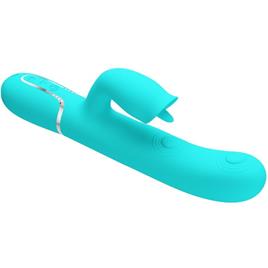 BONITO AMOR - VIBRADOR DE COELHO COM LAMBIDA AQUA VERDE