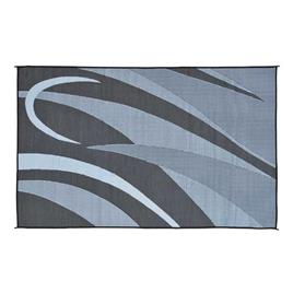 Stylish Camping Graphic Ga1 Mat Azul 2.43 x 3.65 m