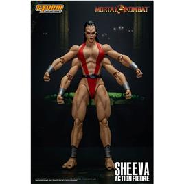 Storm Collectibles Mortal Kombat Action 1/12 Sheeva 18 Cm Figure Preto