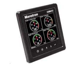 Maretron Dsm410-01 High Brightness Color Screen Preto