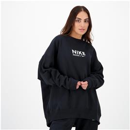 Sweat Oversize Nike - Preto - Sweat Felpa Mulher tamanho L