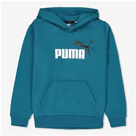 Puma Ess - Castanho - Sweatshirt Capuz Rapaz tamanho 16