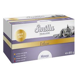 Smilla Deluxe 12 x 85 g comida húmida para gatos a preço especial! - Mousse - Pack misto