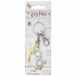 Harry Potter Glasses & Lightning Bolt Keyring