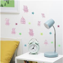 Peppa Pig Glow in the Dark Wall Decal Stars