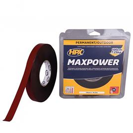 Hpx Max Power Outdoor Double Sided Tape 19 Mm X 16.5 M Transparente