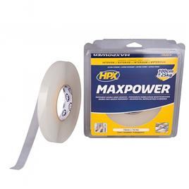 Hpx Max Power Transparent Double Sided Tape 19 Mm X 16.5 M Transparente