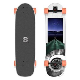 Long Island Infinity 35.8´´x9.6´´ Longoboard Prateado 9.6 Inches