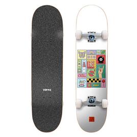 Tricks Moodboard 8.0´´ Skateboard Dourado 31.85 Inches