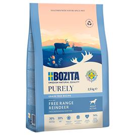 Bozita Dog Purely Adult Active Grain Free com rena - 2,5 kg