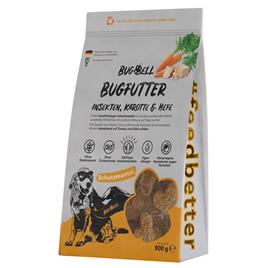 BugBell BugFutter Insetos, Cenoura e Levedura - ração para cães - 900 g