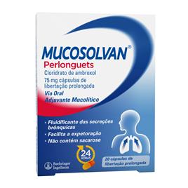 Mucosolvan Perlonguets Cápsulas Expetoração