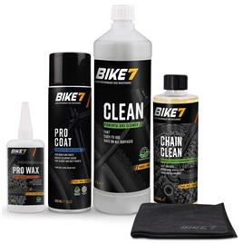 Bike7 Clean And Care Cleaning Kit Transparente