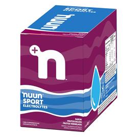 Nuun Sport Effervescent Electrolyte Drink Tablet Box Red Fruits 10 Tablets X 8 Units Transparente