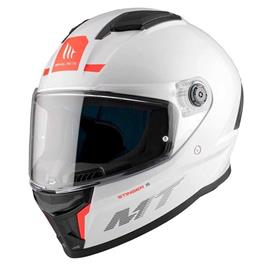 Mt Helmets Stinger Ii Solid Full Face Helmet Branco XS