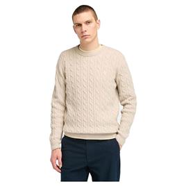 Timberland Phillips Brook Cable Sweater Beige S Homem