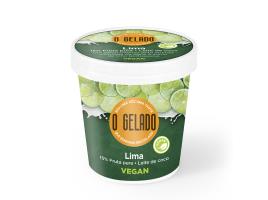 Gelado Vegan O Gelado Lima 460ml